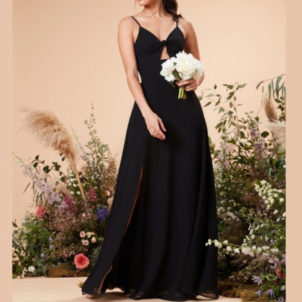 Dress the Population Black Maxi Dress